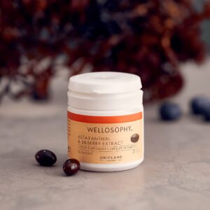 extrait d'astaxanthine et de myrtille wellosophy